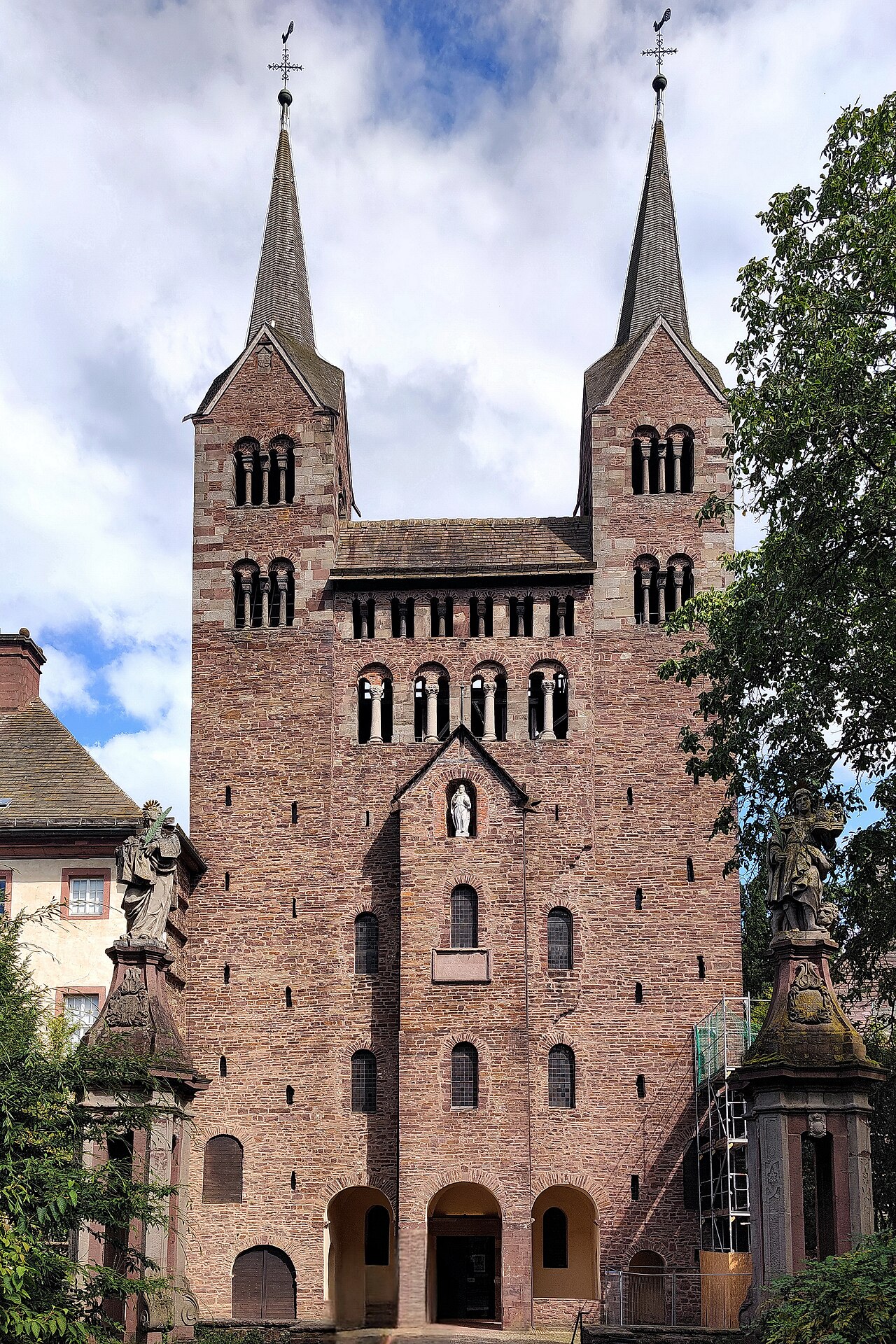 Westwerk des UNESCO-Welterbes Corvey